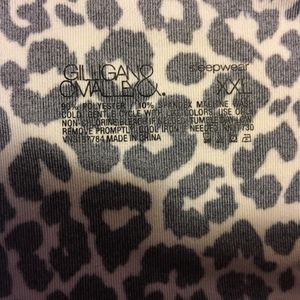 Gilligan & O'Malley Intimates & Sleepwear - Gilligan & O'Malley print knit sleepwear XXL Gilligan & O'Malley Intimates & Sleepwear - Gilligan & O'Malley print knit sleepwear XXL